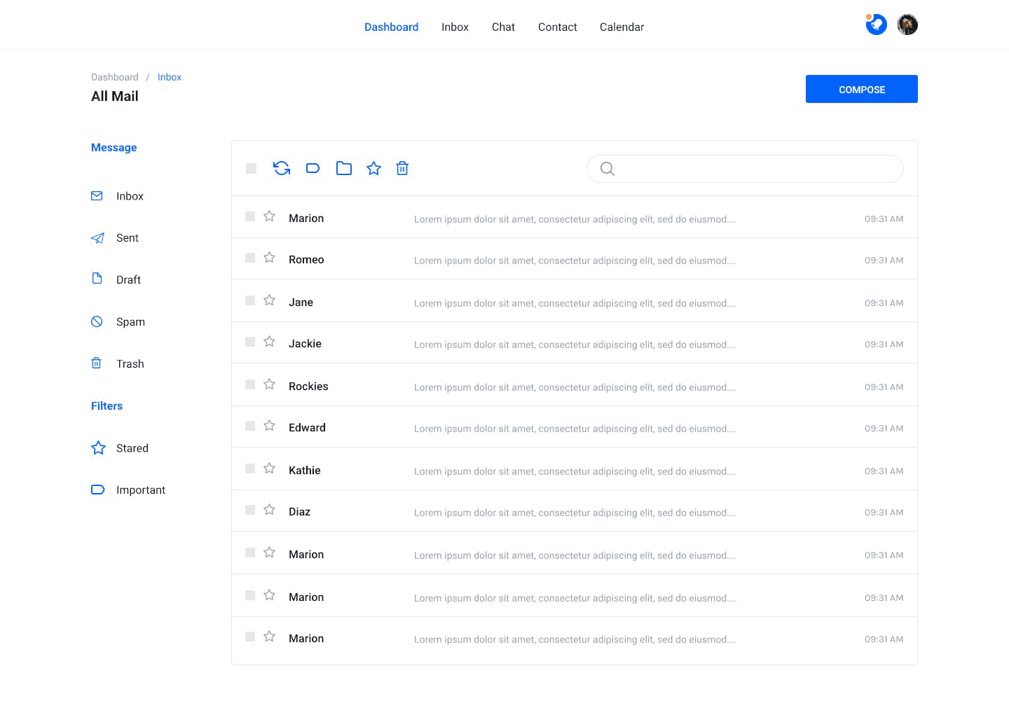 Features dashboard 3